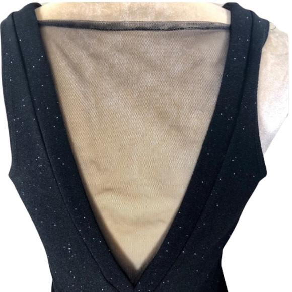 Jump Women’s Black Fit & Flare Mini Sparkle Dress Size 3 NWT - Picture 9 of 14
